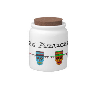 Gaucho Sugar Skull Candy Jar