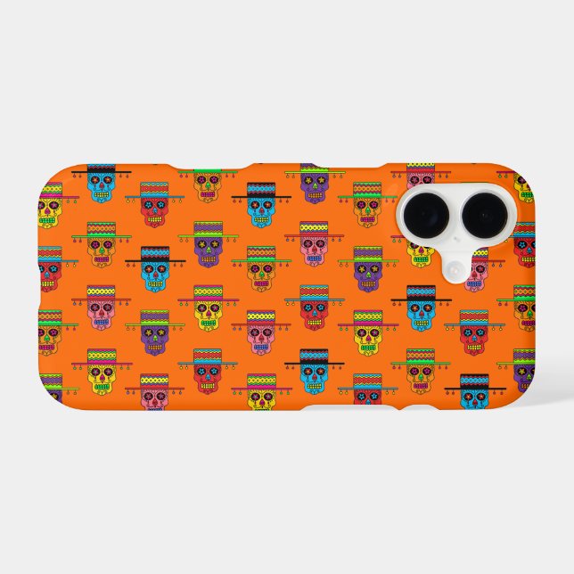 Gaucho Sugar Skull Case-Mate iPhone Case (Back (Horizontal))