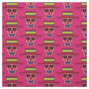 Gaucho Sugar Skull Fabric