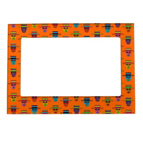 Gaucho Sugar Skull Magnetic Picture Frame