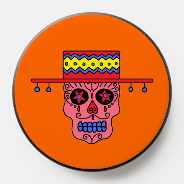 Gaucho Sugar Skull PopSocket (Popsocket)