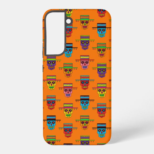 Gaucho Sugar Skull Samsung Galaxy Case (Back)