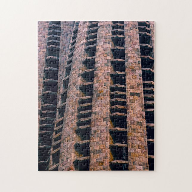 Gaudi Architecture Barcelona. Jigsaw Puzzle (Vertical)