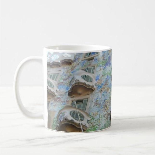 Gaudi Barcelona Architecture Coffee Mug (Left)