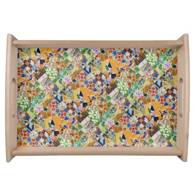 Gaudi ceramics serving tray (Front)