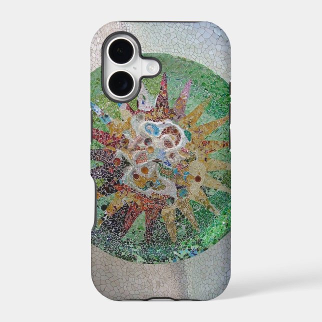 Gaudi flower iphone case (Back)