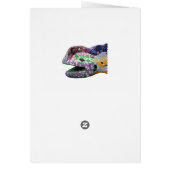 Gaudi Lizard Head Mosaics Cards (Back)