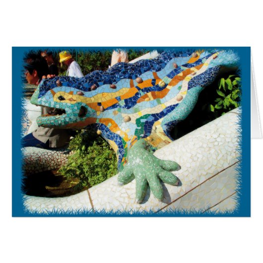 Gaudi Lizard Mosaics Cards (Front Horizontal)
