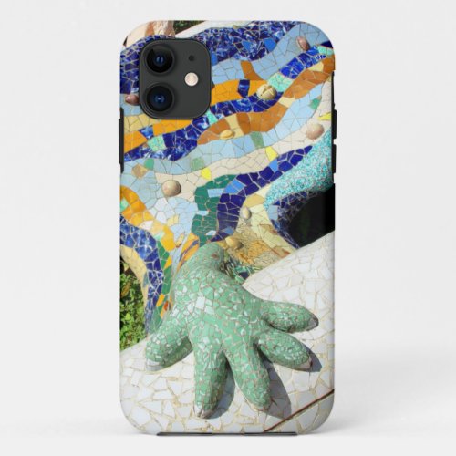 Gaudi Mosaic Hand iPhone 11 Case