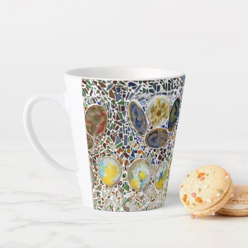 Gaudi Mosaic Latte Mug