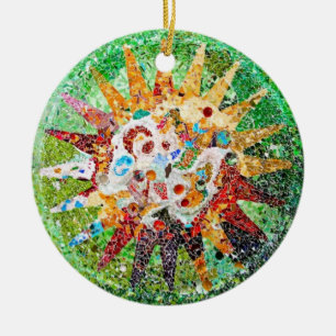 Gaudi Mosaic Ornament