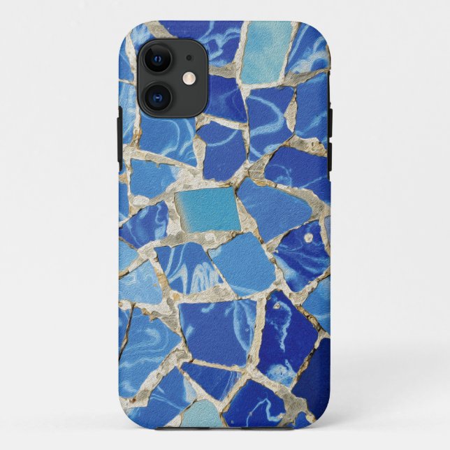 Gaudi Mosaics With an Oil Touch Case-Mate iPhone Case (Back)