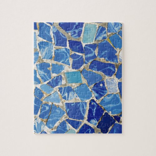 Gaudi Mosaics With an Oil Touch Jigsaw Puzzle