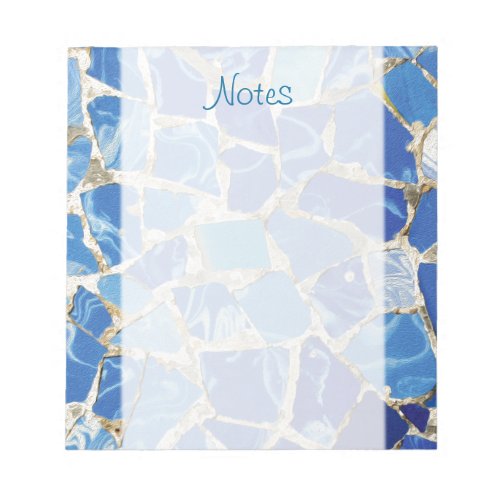Gaudi Mosaics With an Oil Touch Notepad