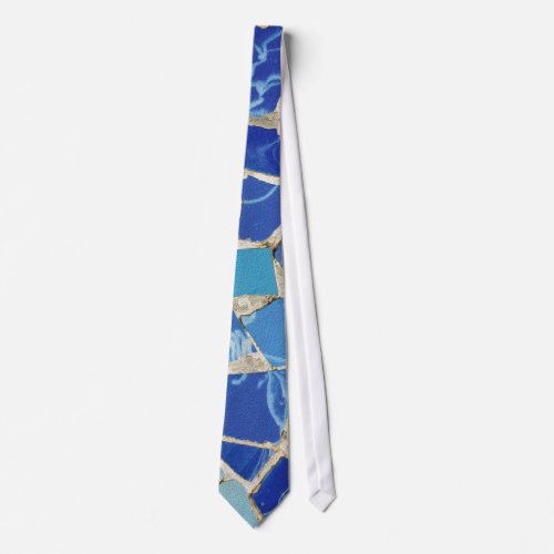 Gaudi Mosaics With an Oil Touch Tie