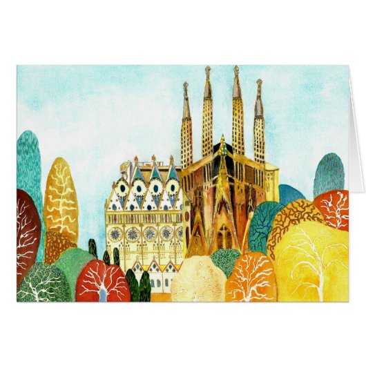 Gaudi 's Barcelona. Cards (Front Horizontal)