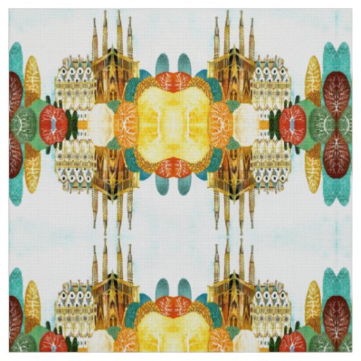 Gaudi 's Barcelona. Fabric