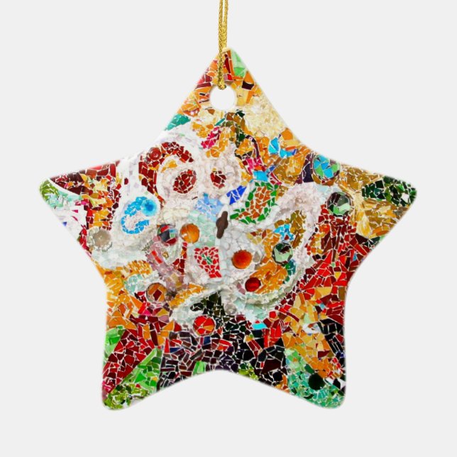Gaudi star shaped ornament (Front)