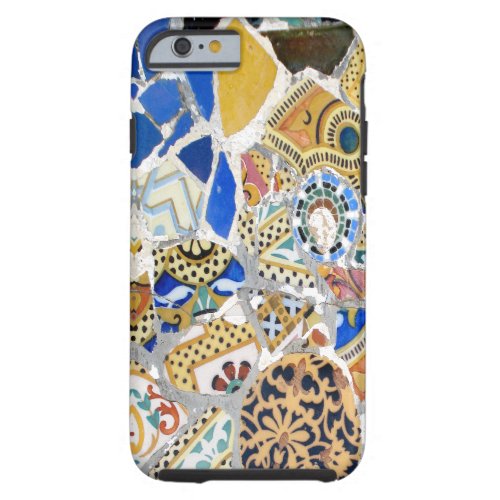 Gaudi Yellow Tiles _ Mirror Tough iPhone 6 Case