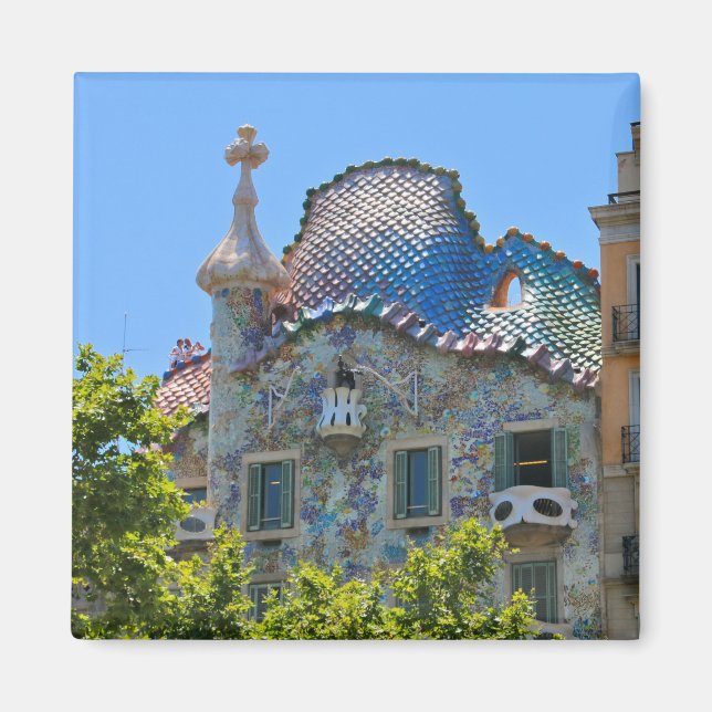 Gaudi's Casa Batllo Magnet (Front)