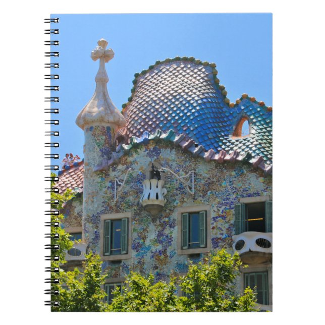 Gaudi's Casa Batllo Notebook (Front)