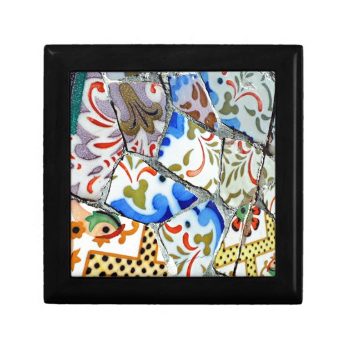 Gaudis Park Guell Mosaic Tiles Gift Box