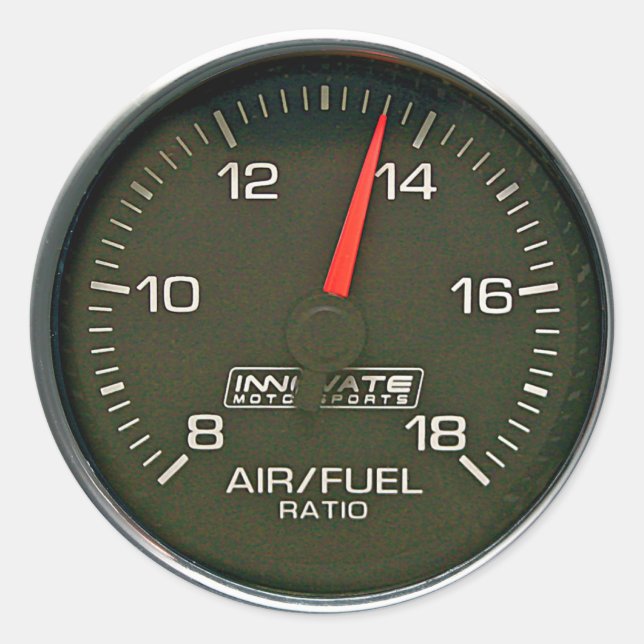Gauge Classic Round Sticker (Front)