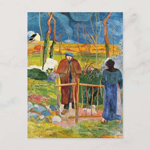 Gauguin _ Bonjour Monsieur Gauguin Postcard
