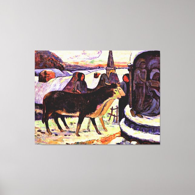 Gauguin - Christmas Night Canvas Print (Front)