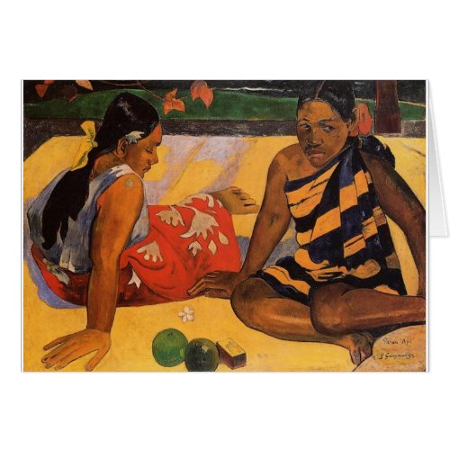 Gauguin French Polynesia Tahiti Women Painting
