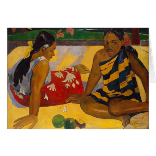 Gauguin French Polynesia Tahiti Women Painting