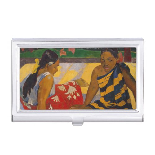 Gauguin French Polynesia Tahiti Women Painting Business Card Case