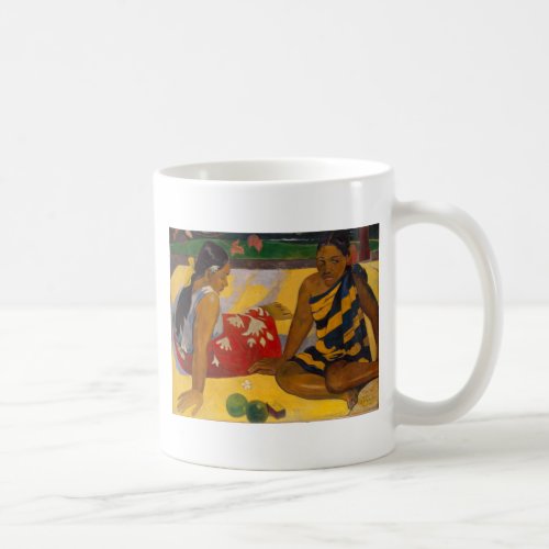 Gauguin French Polynesia Tahiti Women Painting Coffee Mug