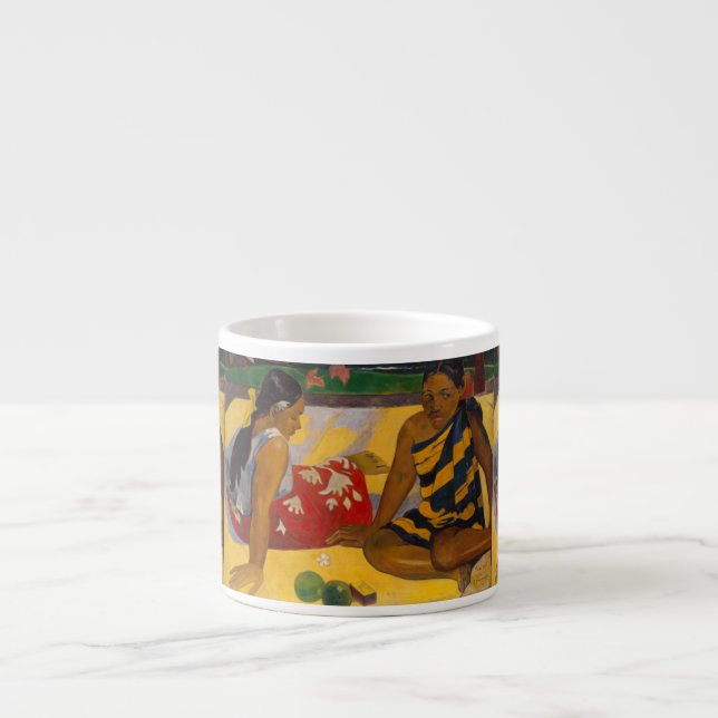 Gauguin French Polynesia Tahiti Women Painting Espresso Cup (Front)