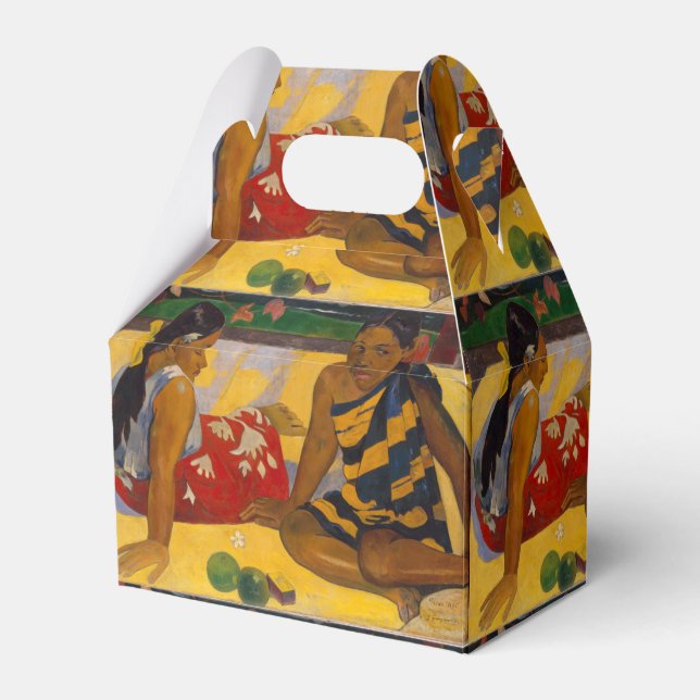 Gauguin French Polynesia Tahiti Women Painting Favor Boxes (Front Side)
