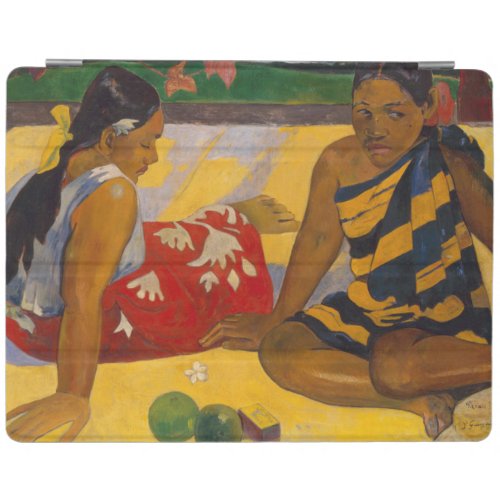 Gauguin French Polynesia Tahiti Women Painting iPad Smart Cover