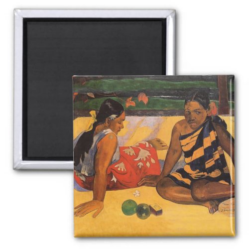 Gauguin French Polynesia Tahiti Women Painting Magnet