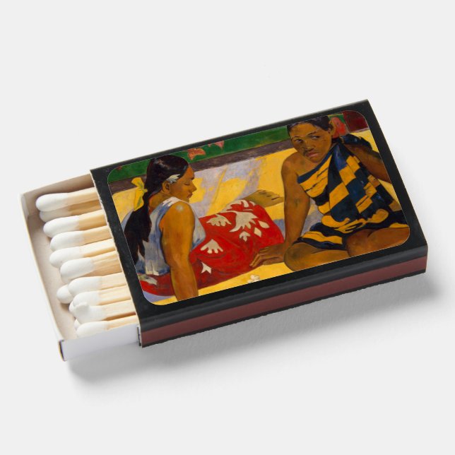 Gauguin French Polynesia Tahiti Women Painting Matchboxes (Front Open)
