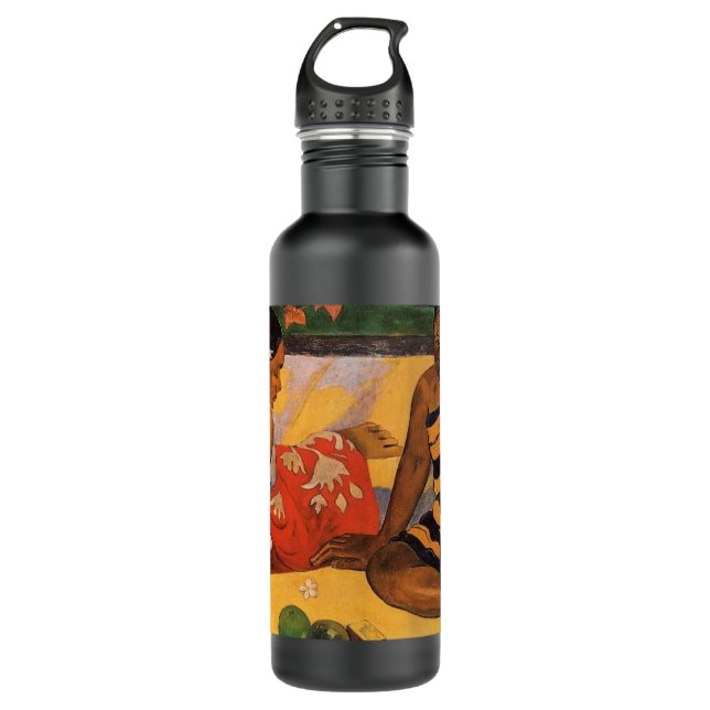 Gauguin French Polynesia Tahiti Women Painting Water Bottle (Front)