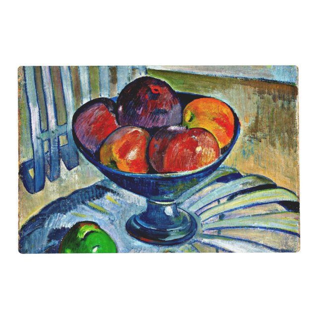 Gauguin - Fruit Dish on a Garden Chair Placemat (Front)