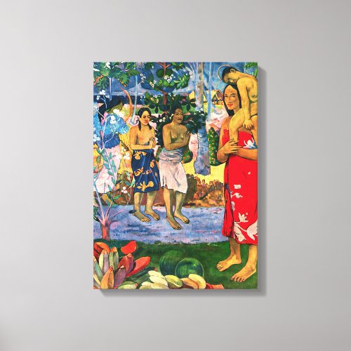 Gauguin Ia Orana Maria Canvas Wrap
