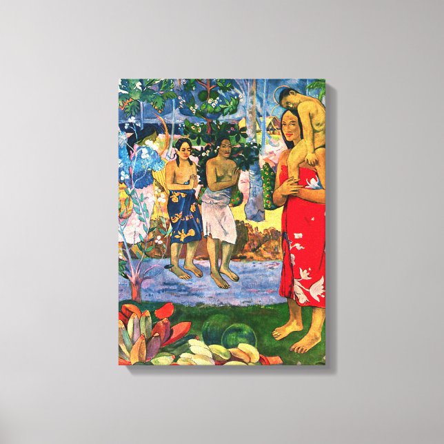 Gauguin Ia Orana Maria Canvas Wrap Print (Front)