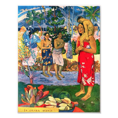 Gauguin Ia Orana Maria Photo Print
