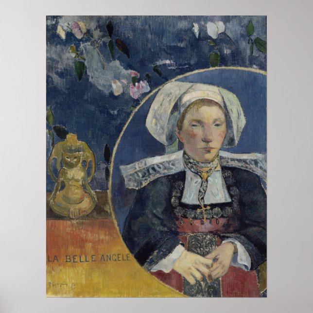Gauguin - La Belle Angele 1889 Poster (Front)