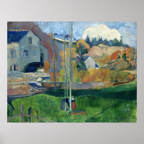 Gauguin _ Landscape In Brittany David Mill 1894 Poster