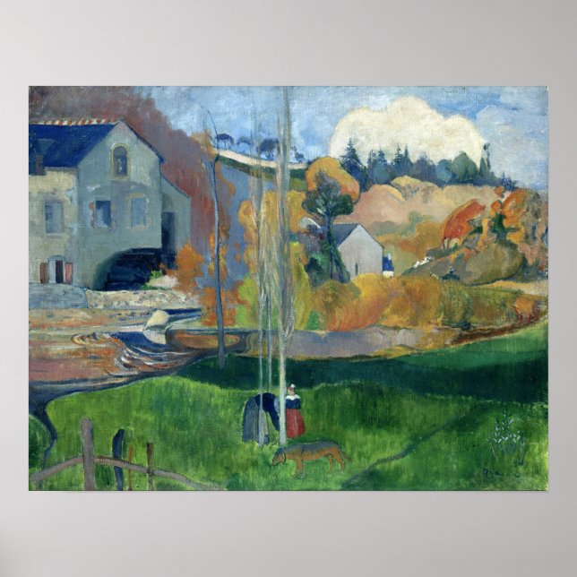 Gauguin - Landscape In Brittany, David Mill 1894 Poster (Front)