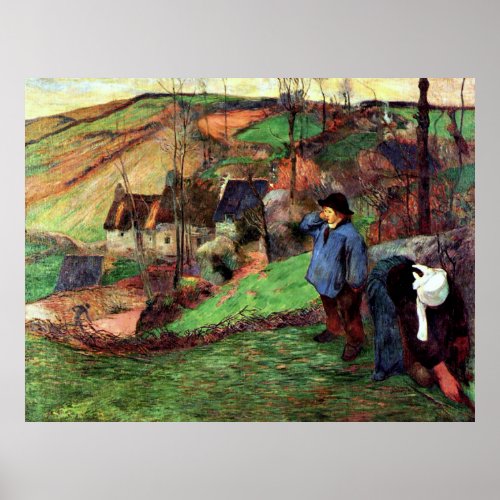 Gauguin _ Landscape of Brittany Poster