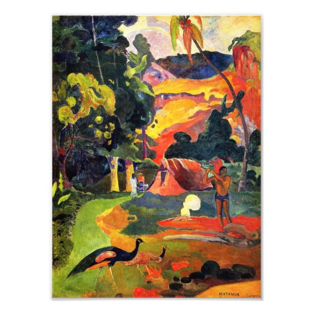 Gauguin Landscape with Peacocks Photo Print (Front)
