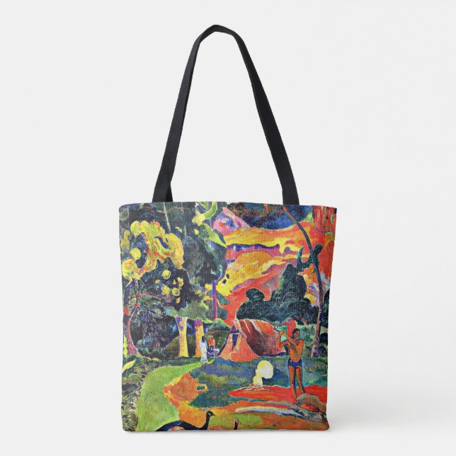 Gauguin - Landscape with Peacocks Tote Bag (Back)