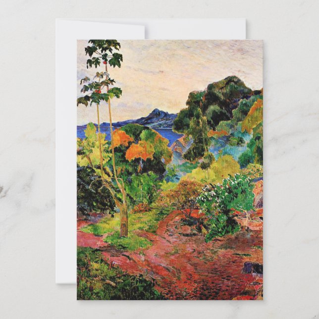 Gauguin - Martinique Landscape Card (Front)